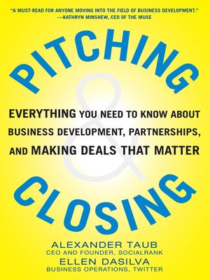 cover image of Pitching and Closing